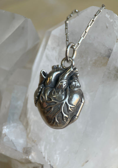 THE ORIGINAL ANATOMICAL HEART LOCKET-Necklaces-Corkysaintclair Melbourne
