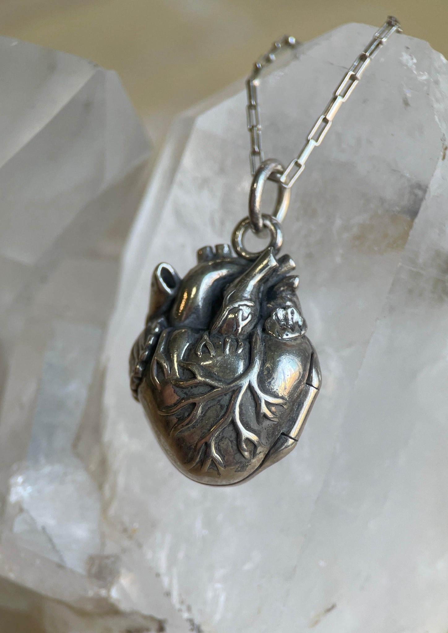 THE ORIGINAL ANATOMICAL HEART LOCKET-Necklaces-Corkysaintclair Melbourne