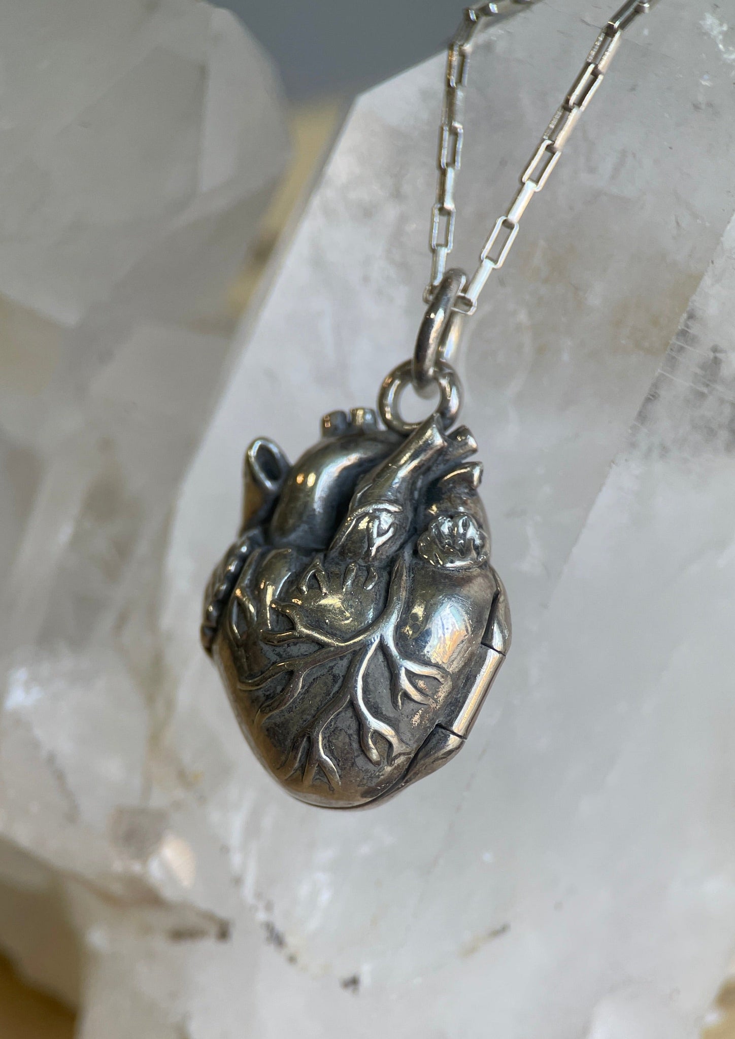 THE ORIGINAL ANATOMICAL HEART LOCKET-Necklaces-Corkysaintclair Melbourne