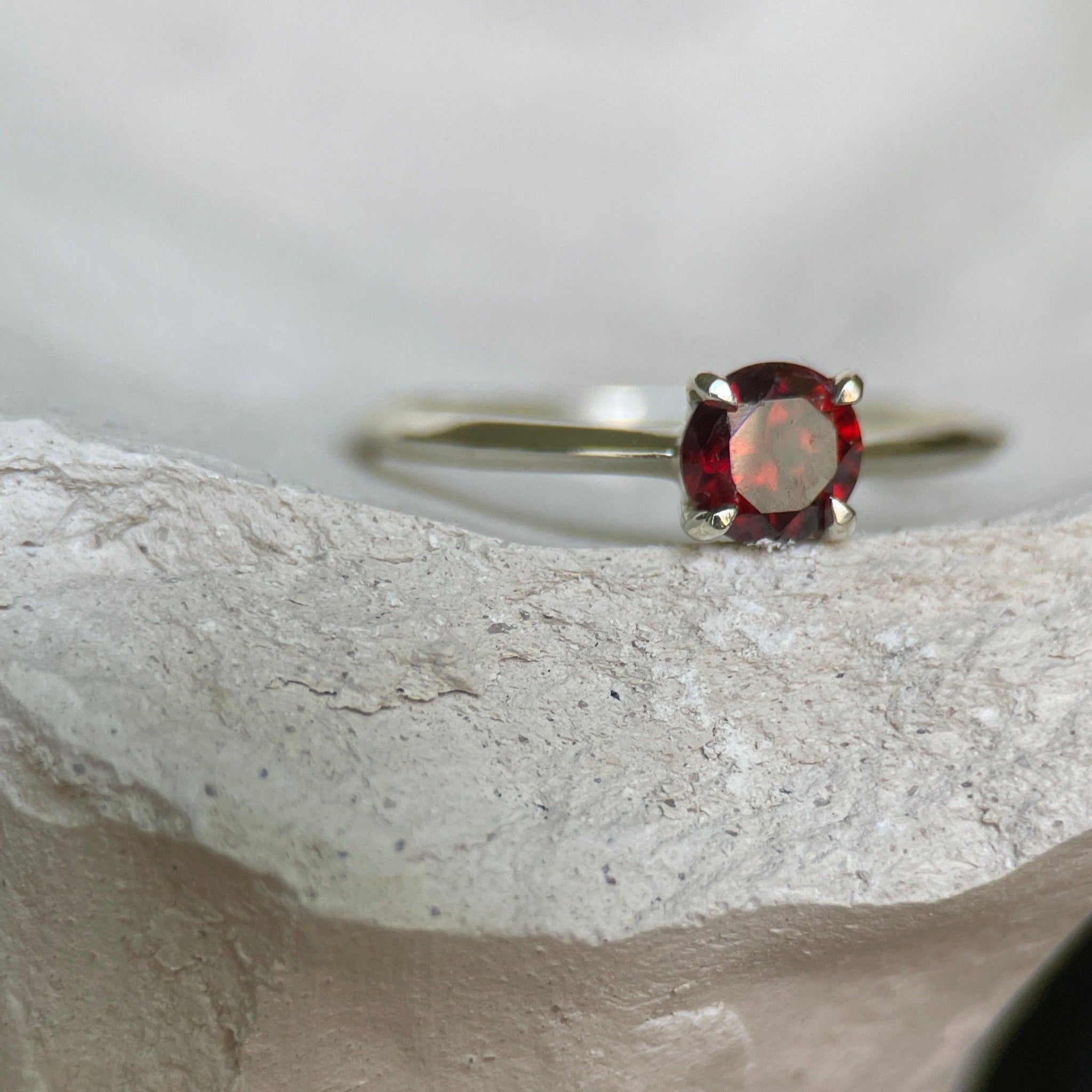 UXOR XXXIV RED ZIRCON-Rings-Corkysaintclair Melbourne