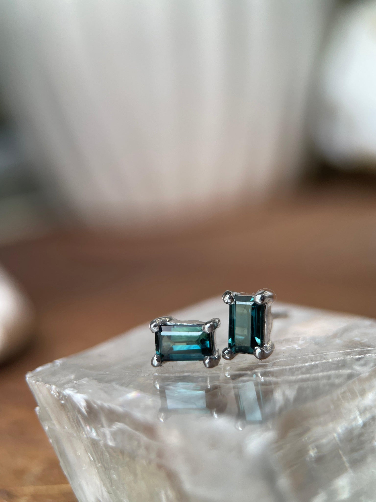 VAPOUR III SAPPHIRE-Earrings-Corkysaintclair Melbourne