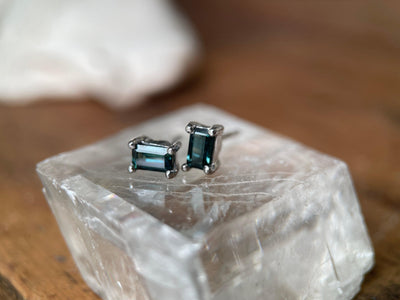VAPOUR III SAPPHIRE-Earrings-Corkysaintclair Melbourne