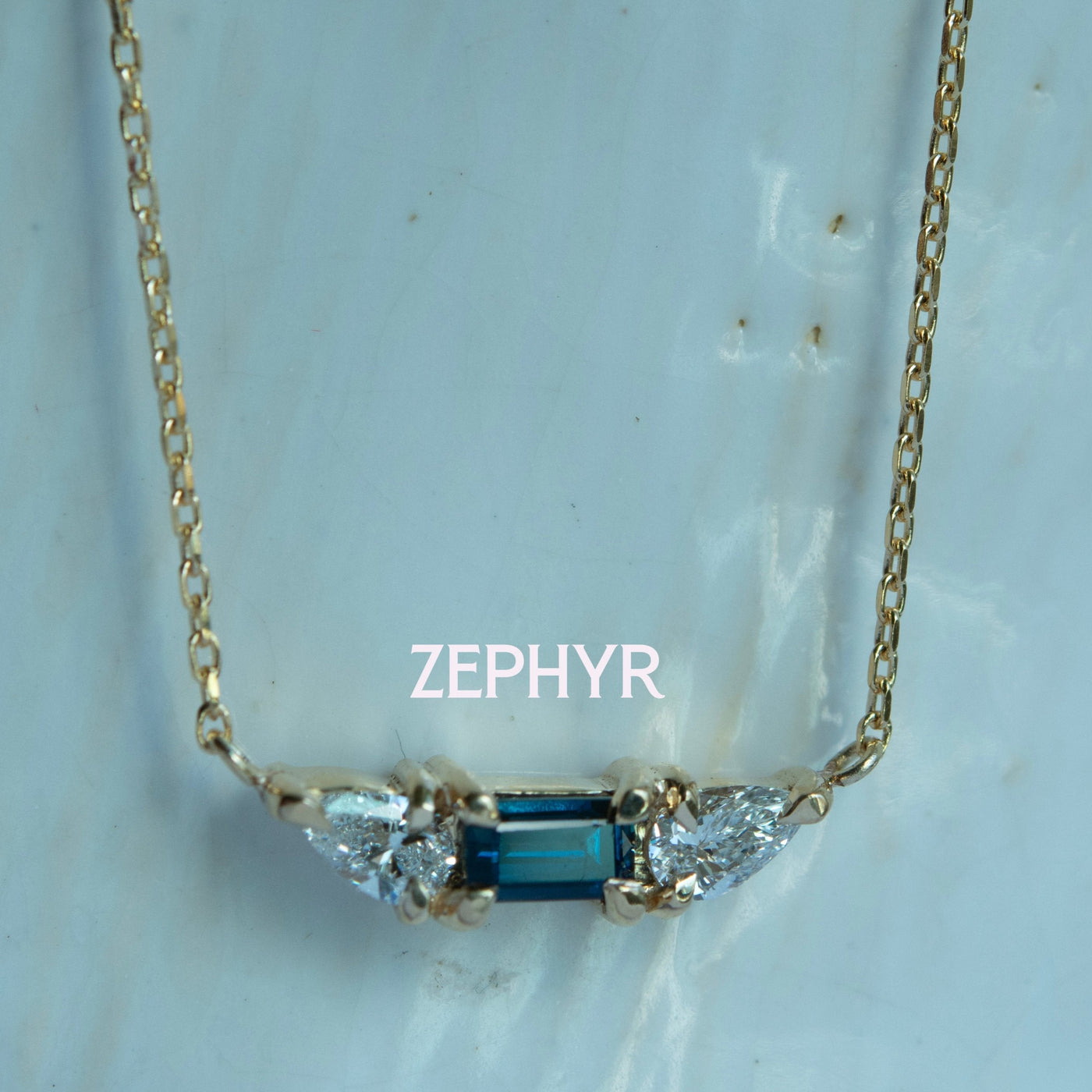 ZEPHYR I SAPPHIRE-Necklaces-Corkysaintclair Melbourne