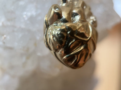 SOLID GOLD HEART LOCKET