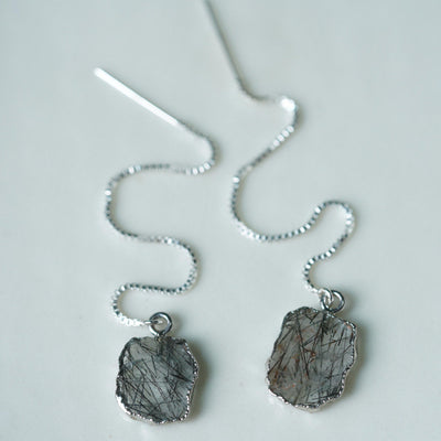 GEMSTONE SNAKE EARRINGS-Accessories-Corkysaintclair Melbourne