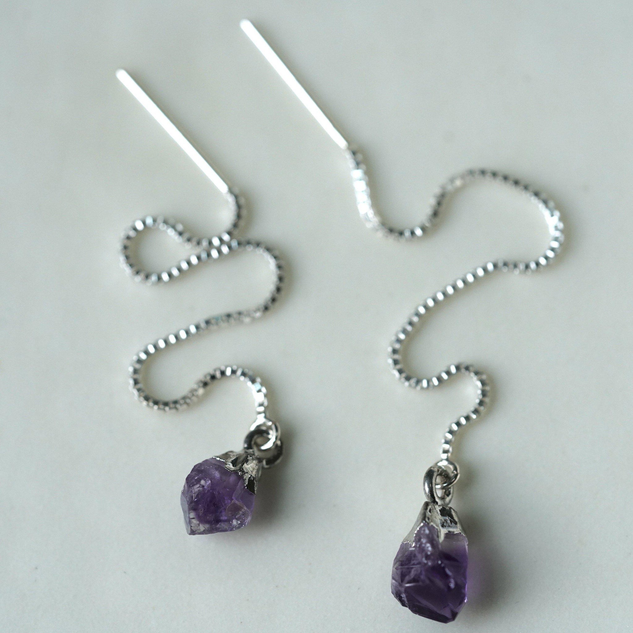 GEMSTONE SNAKE EARRINGS-Other-Corkysaintclair Melbourne