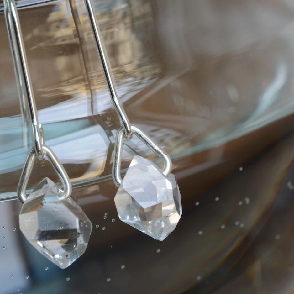 HERKIMER DROP EARRINGS-Other-Corkysaintclair Melbourne
