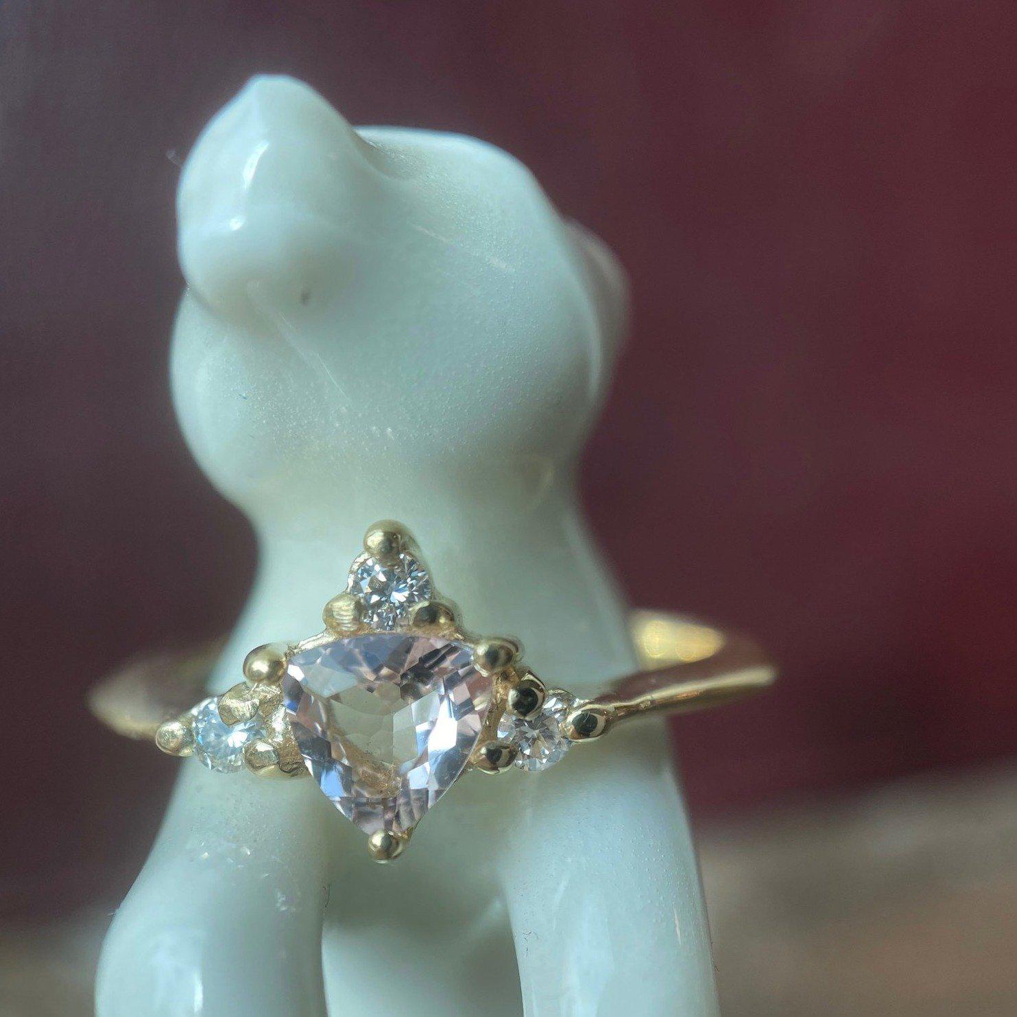 MAGNOLIA - MORGANITE-Rings-Corkysaintclair Melbourne