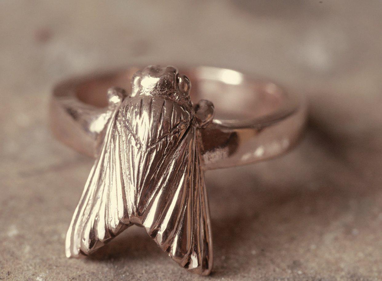 MOTH RING-rings-Corkysaintclair Melbourne