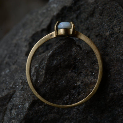 OPAL STACK RING - GOLD-Accessories-Corkysaintclair Melbourne