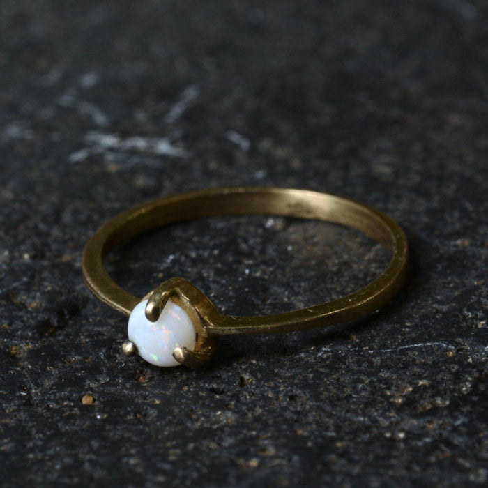 OPAL STACK RING - GOLD-Accessories-Corkysaintclair Melbourne