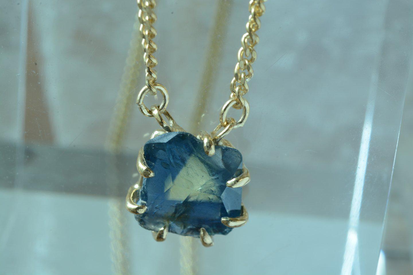 SAPPHIRE AMULET-Necklaces-Corkysaintclair Melbourne