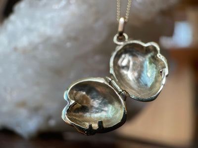 SOLID GOLD HEART LOCKET-Necklaces-Corkysaintclair Melbourne