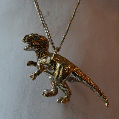 SOLID GOLD T-REX-Necklaces-Corkysaintclair Melbourne