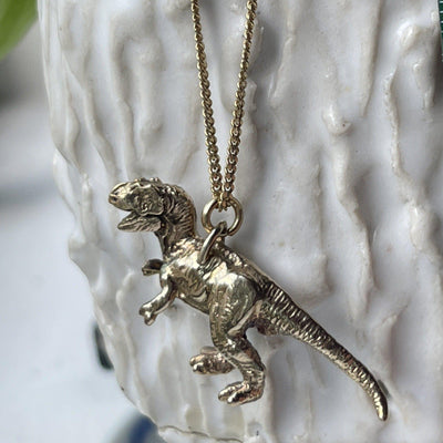 SOLID GOLD T-REX-Necklaces-Corkysaintclair Melbourne