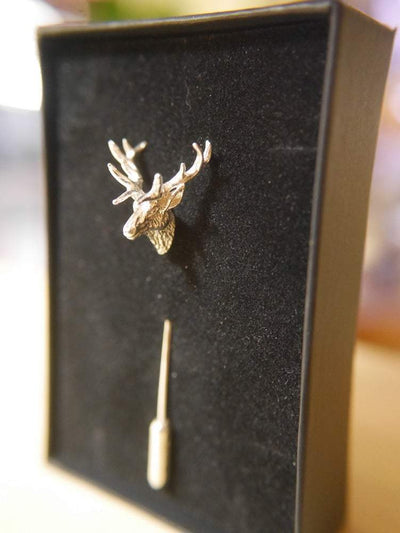 Stag Lapel Pin-Accessories-Corkysaintclair Melbourne