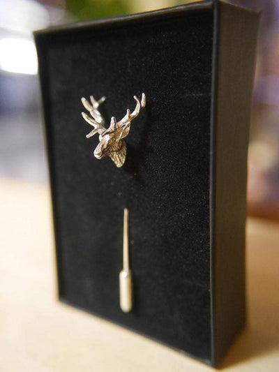 Stag Lapel Pin-Accessories-Corkysaintclair Melbourne