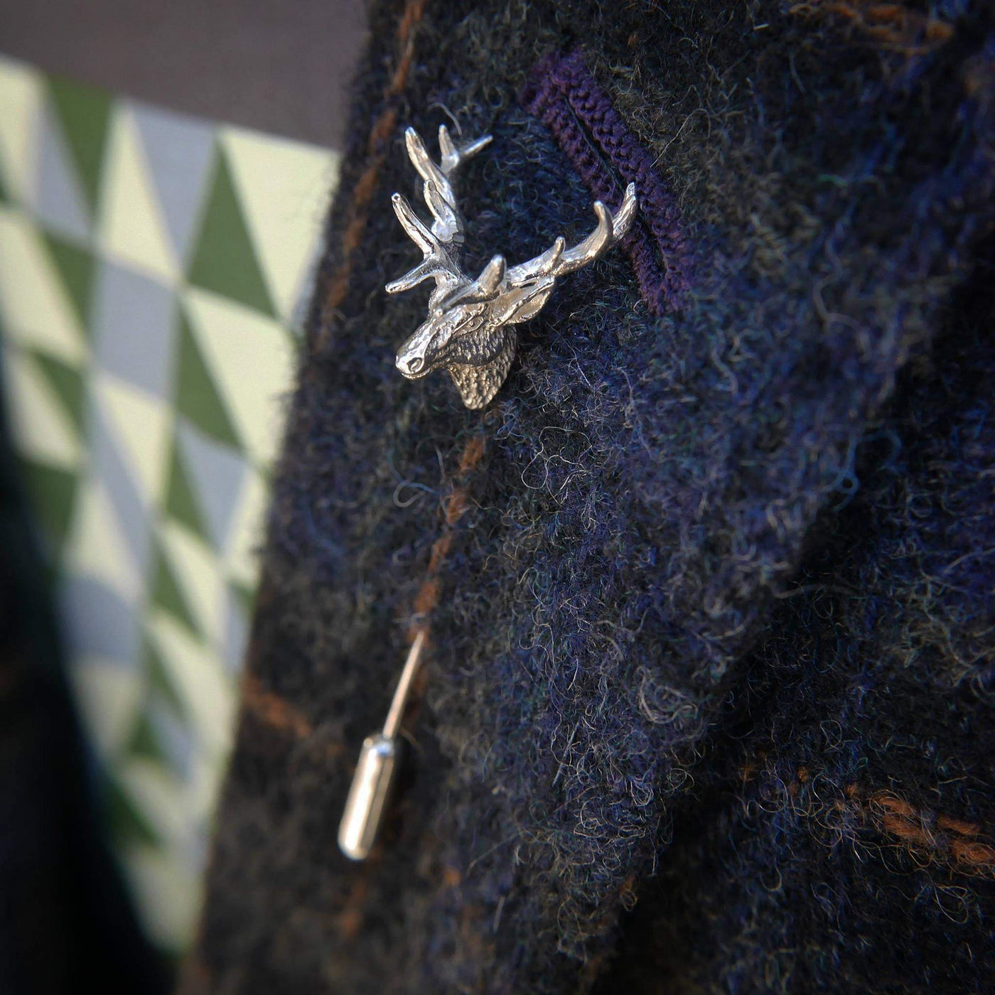 Stag Lapel Pin-Accessories-Corkysaintclair Melbourne