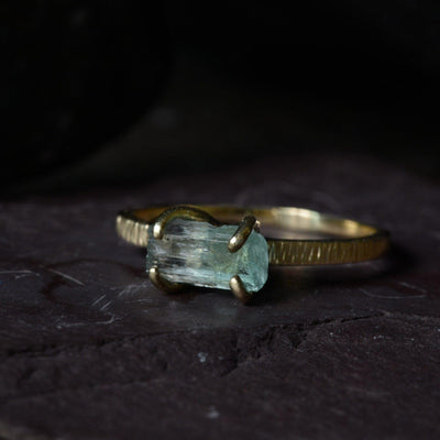 TORRINGTON EMERALD - YELLOW GOLD-Rings-Corkysaintclair Melbourne